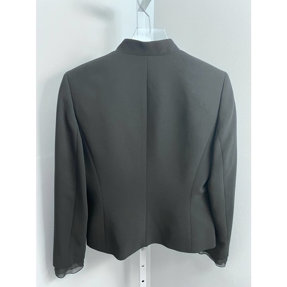 Tahari Black Jacket with Chiffon & Skirt Set Size 6 - Picture 8 of 16